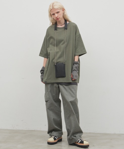 「AIVER」 半袖Tシャツ LARGE ブラック メンズ