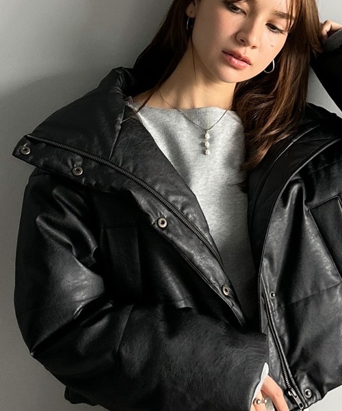 mily bilet ブルゾン アウター 「mily bilet」ショート丈でスタイル