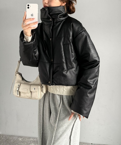 mily bilet ブルゾン アウター 「mily bilet」ショート丈でスタイル