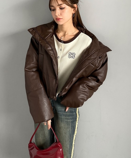 mily bilet ブルゾン アウター 「mily bilet」ショート丈でスタイル