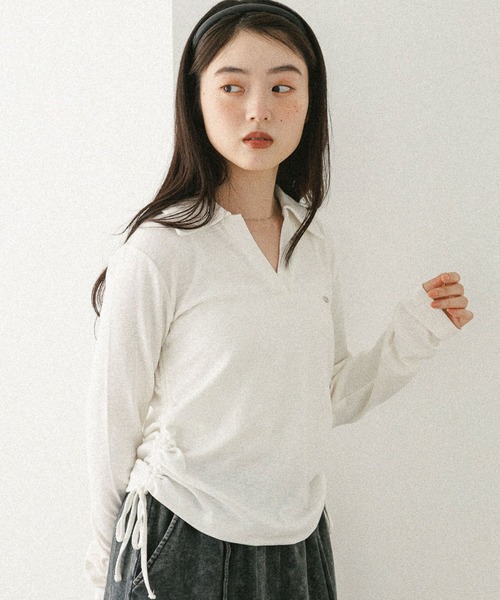 tシャツ スキッパードロストカットソー　581498 レディース Heather tシャツ スキッパードロストカットソー 581498