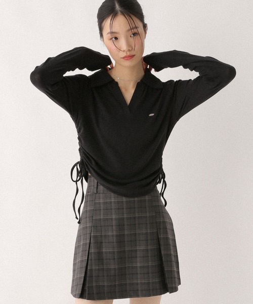 tシャツ スキッパードロストカットソー　581498 レディース | Heather | 14