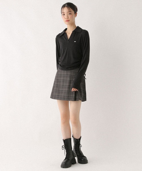 tシャツ スキッパードロストカットソー　581498 レディース | Heather | 19