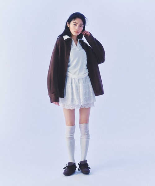 tシャツ スキッパードロストカットソー　581498 レディース | Heather | 05