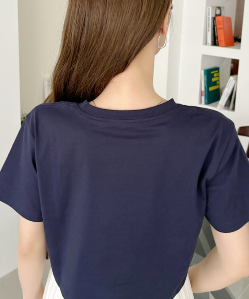 「U.S. POLO ASSN.」 半袖Tシャツ M ブラック レディース