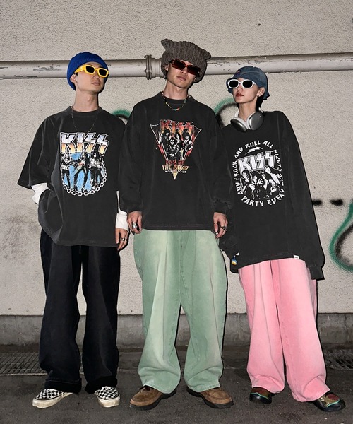 「Perushu」 半袖Tシャツ LARGE グレー メンズ