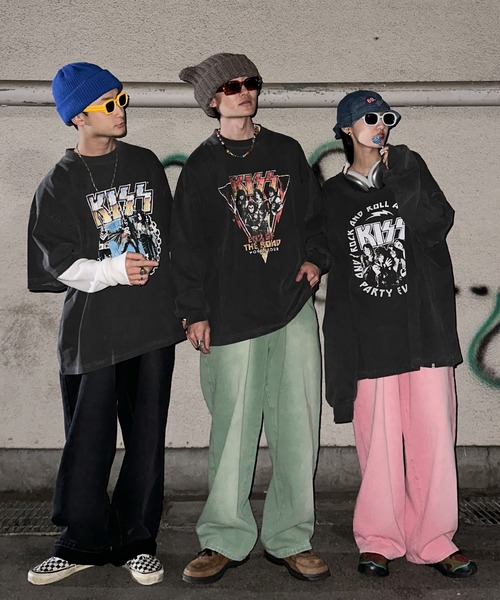「Perushu」 半袖Tシャツ LARGE グレー メンズ