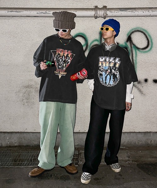 「Perushu」 半袖Tシャツ LARGE グレー メンズ