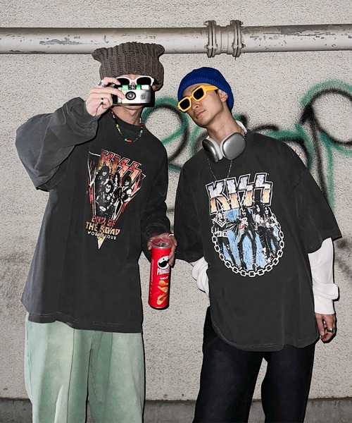「Perushu」 半袖Tシャツ LARGE グレー メンズ