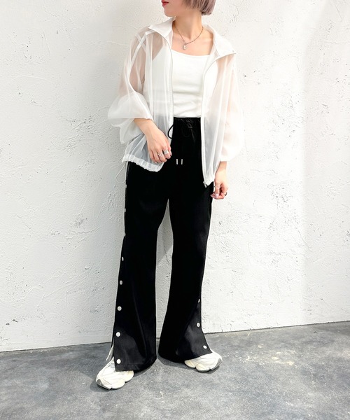 「apres jour mignon」 ジップアップブルゾン X-LARGE ブラック レディース_画像5