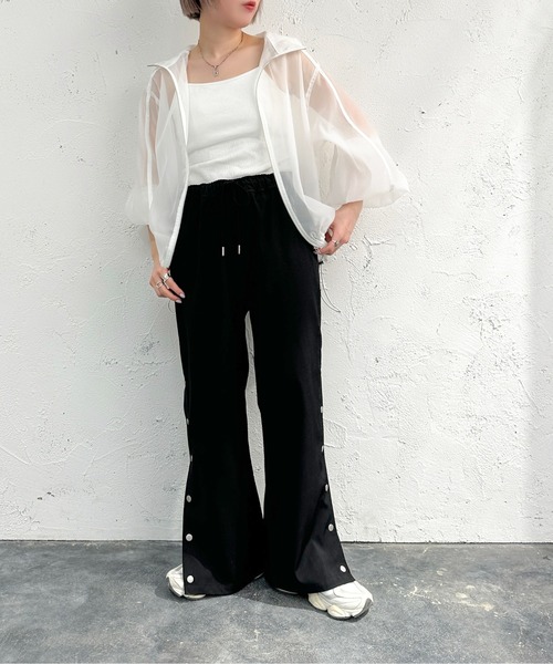 「apres jour mignon」 ジップアップブルゾン X-LARGE ブラック レディース_画像6