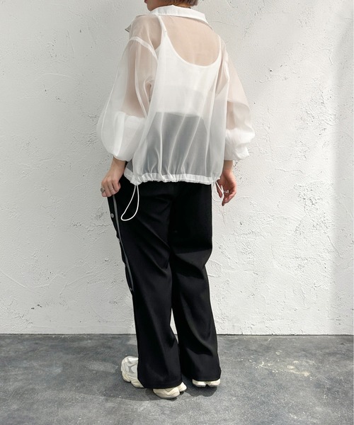 「apres jour mignon」 ジップアップブルゾン X-LARGE ブラック レディース_画像7