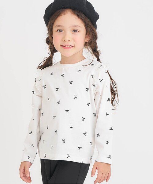 apres les cours（アプレレクール） tシャツ 「WEB限定」肩フリルT