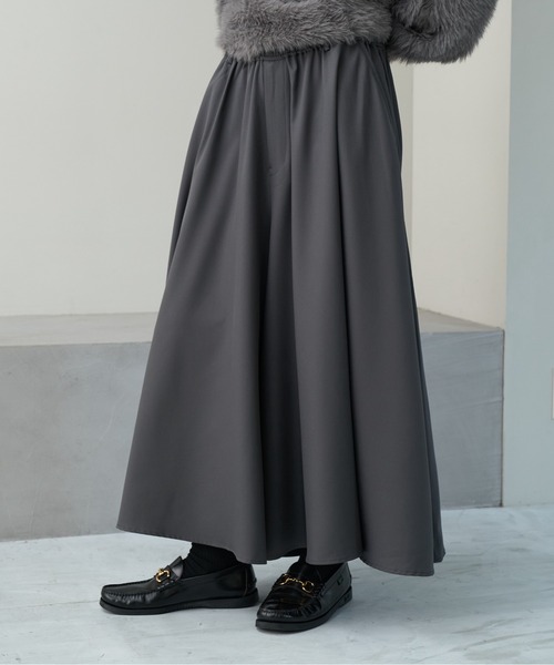KUUUPY（クーピー） ワイドパンツ スラックス Drape Gather Hakama