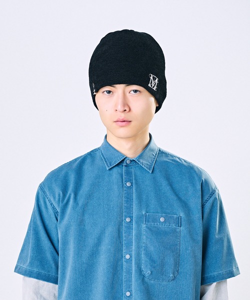 CA4LA（カシラ） ニット帽 ニットキャップ THE MET CLASSIC LOGO KNIT