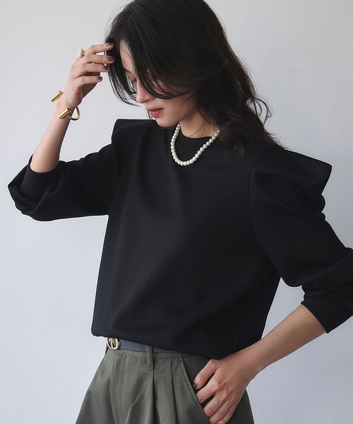 ELFRANK tシャツ ダンボール パワーショルダー カットソー プル