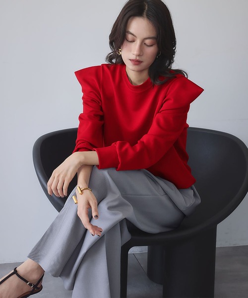 ELFRANK tシャツ ダンボール パワーショルダー カットソー プル