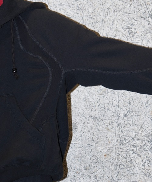 NVRFRGT（ネヴァーフォーゲット） パーカー PANELLED ZIP UP HOODIE
