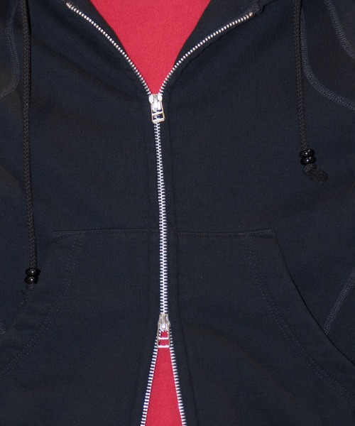 NVRFRGT（ネヴァーフォーゲット） パーカー PANELLED ZIP UP HOODIE