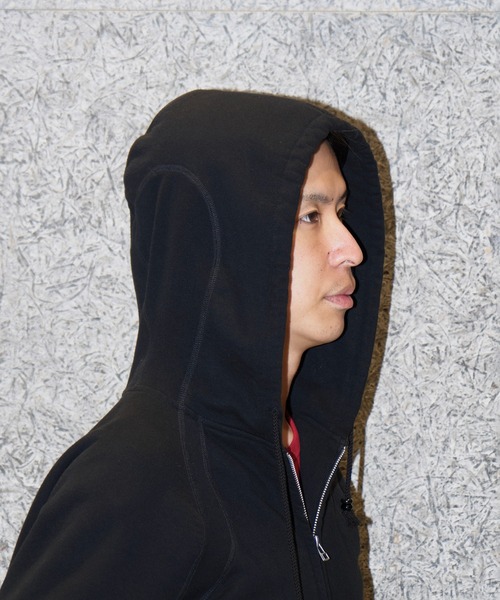 トップス NVRFRGT FULL ZIP UP HOODIE NVRFRGT(ネヴァーフォーゲット)】FULL ZIP UP HOODIE ”Black” - VELVET