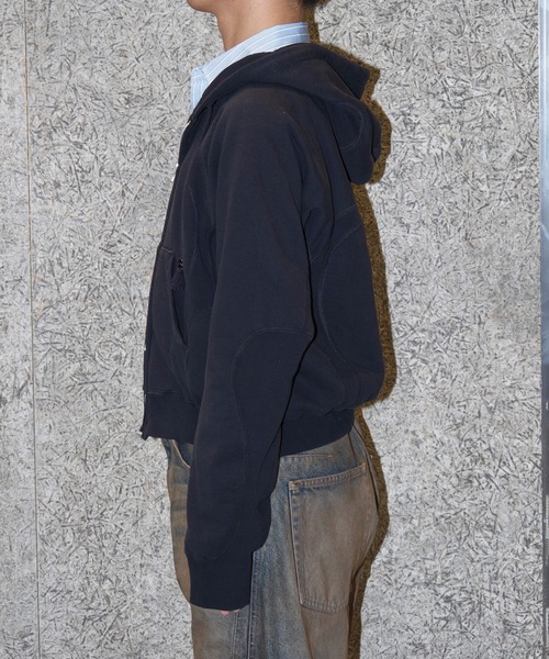 NVRFRGT（ネヴァーフォーゲット） パーカー PANELLED ZIP UP HOODIE