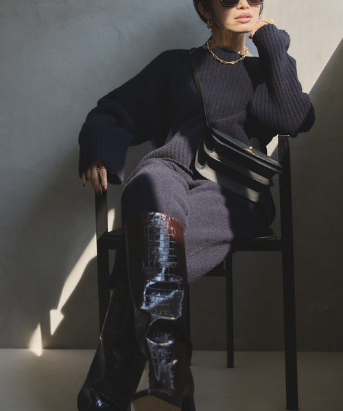 VERMEIL par iena（ヴェルメイユパーイエナ） パンツ wool yak mix