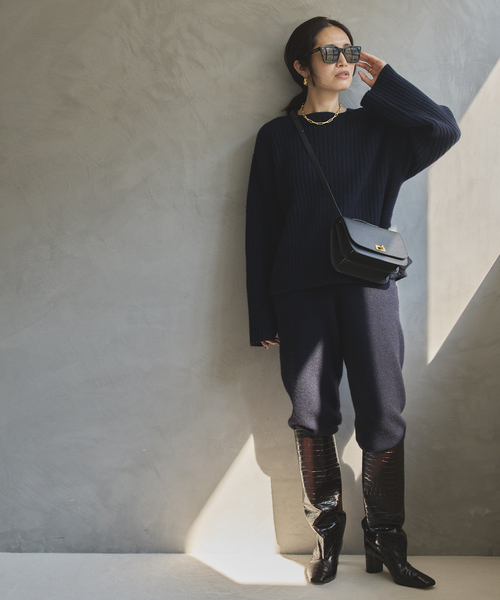 VERMEIL par iena（ヴェルメイユパーイエナ） パンツ wool yak mix