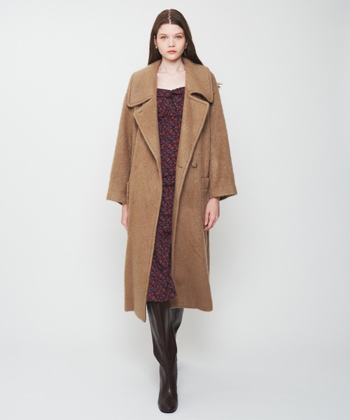 DEICY（デイシー） ステンカラーコート コート モヘヤシャギーステン