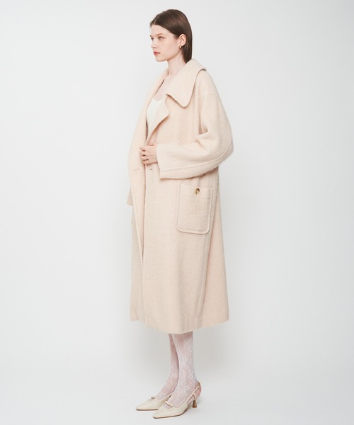DEICY（デイシー） ステンカラーコート コート モヘヤシャギーステン