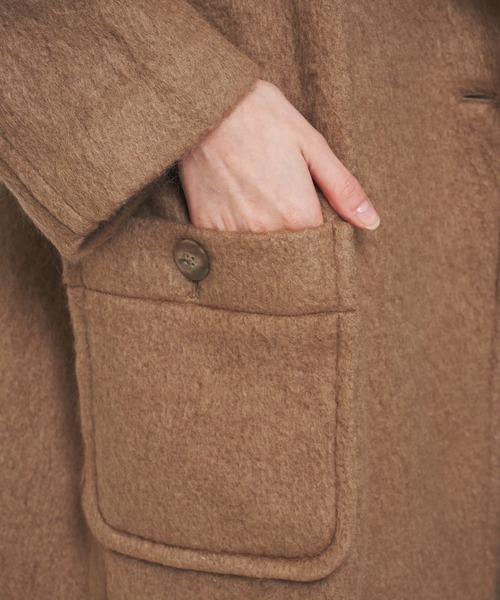 DEICY（デイシー） ステンカラーコート コート モヘヤシャギーステン