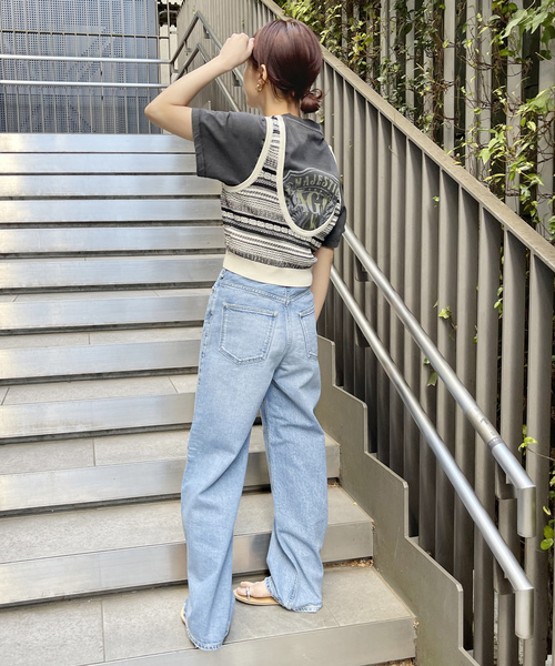「PROTAGONISTA」 半袖Tシャツ 0 ホワイト レディース_画像4
