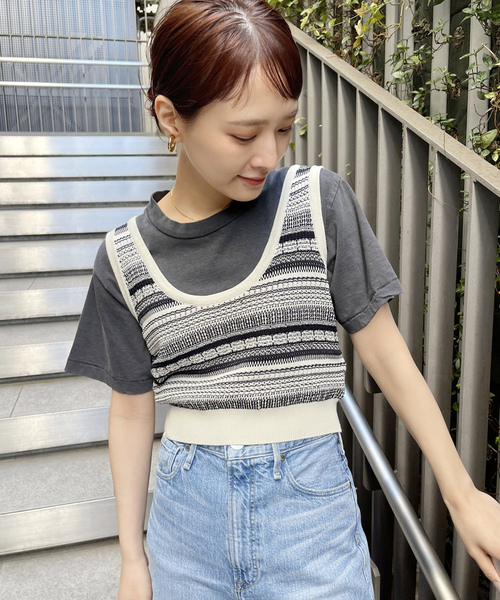 「PROTAGONISTA」 半袖Tシャツ 0 ホワイト レディース_画像5