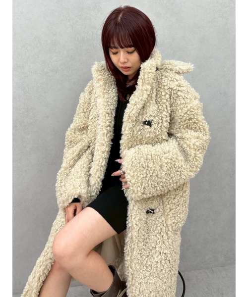 EVRIS（エヴリス） ダッフルコート コート フェイクファーダッフル
