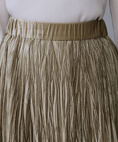 UNTITLED（アンタイトル） スカート 「ウエストゴム／着映え」ランダム