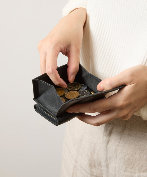 SLOW スロウ 栃木レザーコンパクトウォレット SLOW 財布 スロウ / Ex.bono-clasp mini wallet 別注栃木レザー