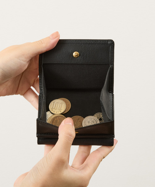 SLOW 財布 スロウ / Ex.bono-clasp mini wallet 別注栃木レザー