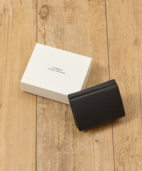 SLOW 財布 スロウ / Ex.bono-clasp mini wallet 別注栃木レザー