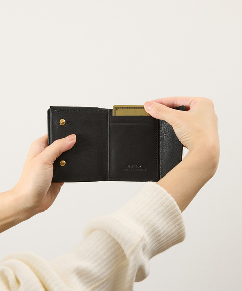 SLOW 財布 スロウ / Ex.bono-clasp mini wallet 別注栃木レザー