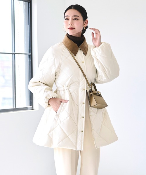 ルイルエブティック（RUIRUE BOUTIQUE）/【洗える】ハンティング キルティングコート RUIRUE BOUTIQUE（ルイルエブティック） コート アウター 洗える