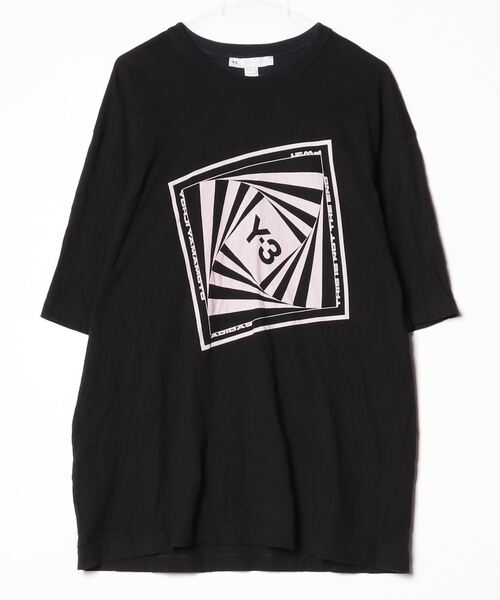Y-3 「Y-3」 半袖Tシャツ「adidasコラボ」 LARGE ブラック メンズ