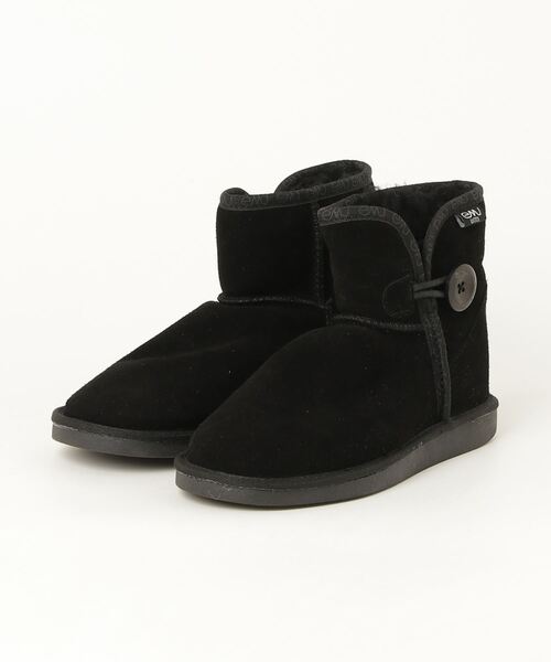 EMU Australia ブラック ムートンブーツ エミュ オーストラリア EMU Australia Sharky Mini ムートンブーツ