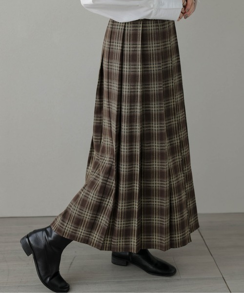 スカート チェックプリーツスカート : ZOZOTOWN Yahoo!店 - 通販