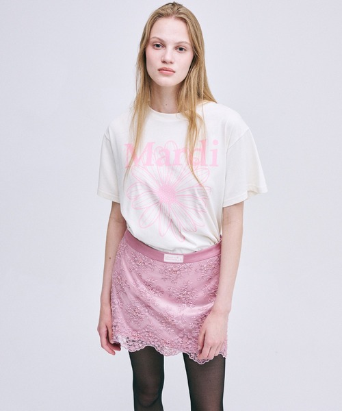 「Mardi Mercredi」 半袖Tシャツ FREE クリーム レディース_画像2