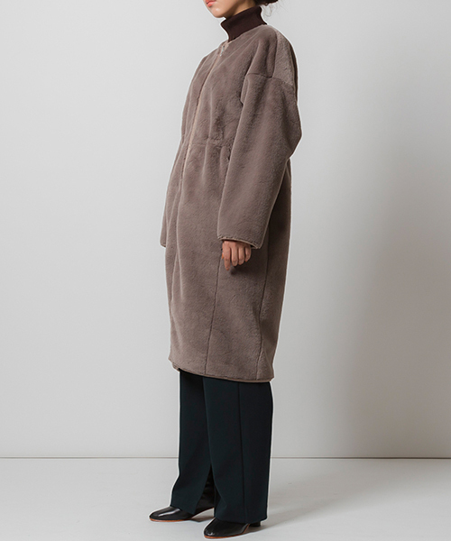 「'PalinkA」 ノーカラーコート FREE ベージュ レディース_画像7