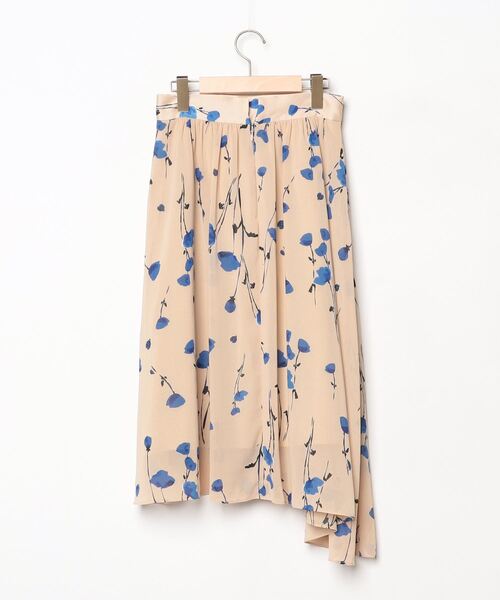 「PEELSLOWLY」 花柄スカート 0 ベージュ レディース_画像2