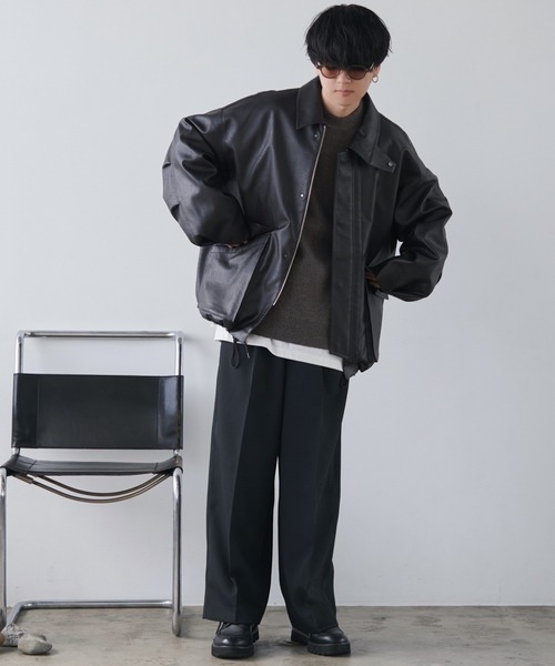 WYM LIDNM 「WYM LIDNM」 ブルゾン M ブラック メンズ : ZOZOTOWN