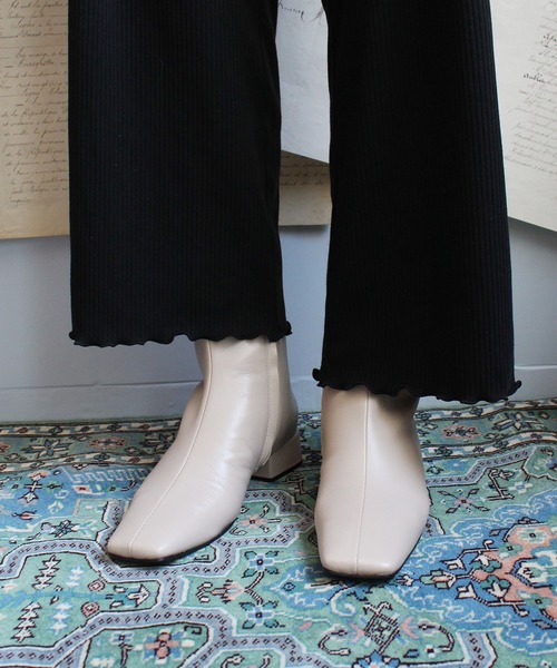 「Fabio Rusconi」 ショートブーツ 35 ブラック レディース_画像4