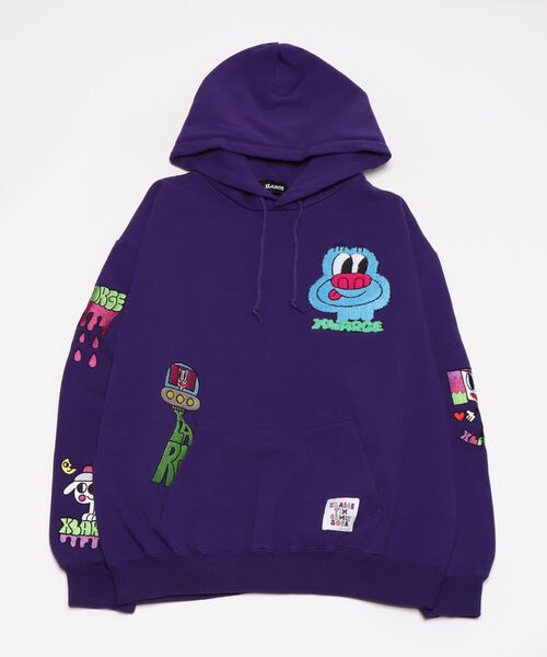 XLARGE（エクストラ ラージ） プルオーバーパーカー L パープル メンズ