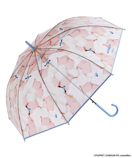 Wpc. 傘 「ビニール傘」パペットスンスン × マシュマロアンブレラ
