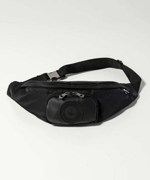 「1PIU1UGUALE3 RELAX 」 ウエストバッグ ONE SIZE ブラック メンズ_画像9